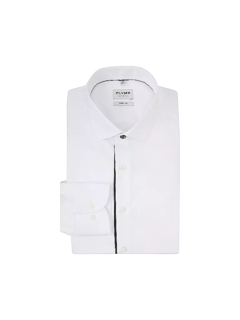 OLYMP LEVEL FIVE | Hemd Body Fit | Blanc