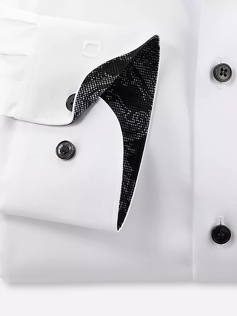 OLYMP LEVEL FIVE | Hemd Body Fit | Blanc