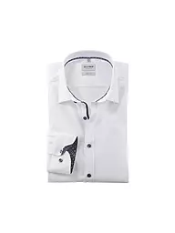OLYMP LEVEL FIVE | Hemd Slim Fit  | Blanc