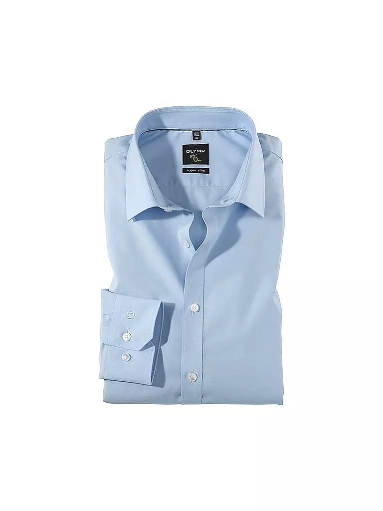 OLYMP NO.6 | Chemise Business Super Slim | blau