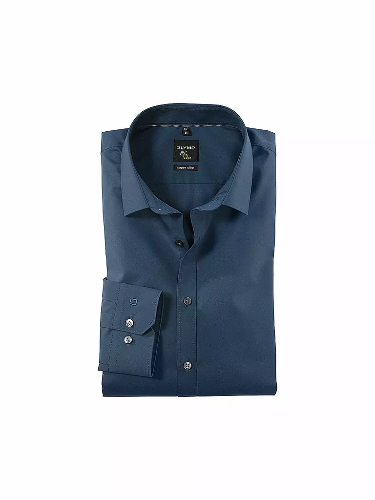 OLYMP NO.6 | Chemise Business Super Slim | blau
