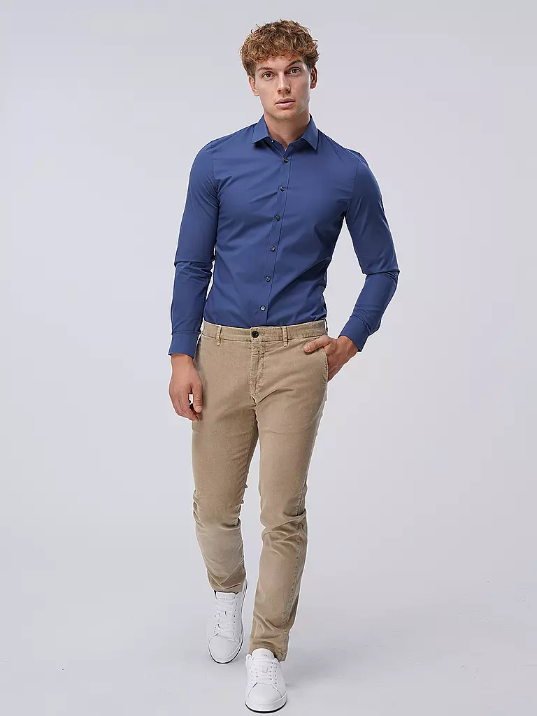 OLYMP NO.6 | Chemise Business Super Slim | blau