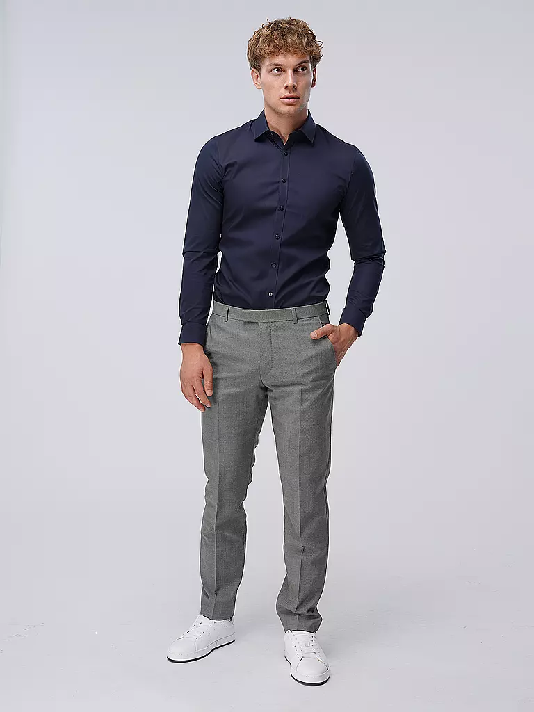 OLYMP NO.6 | Chemise Business Super Slim | blau