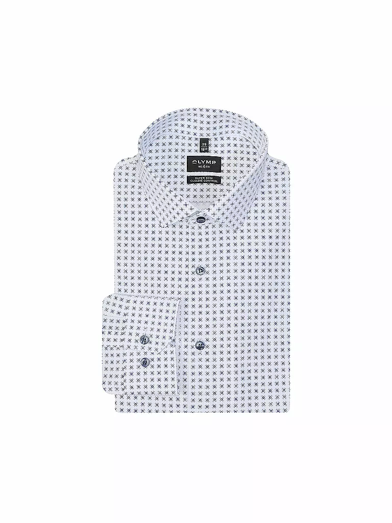 OLYMP NO.6 | Chemise Slim Fit | weiss