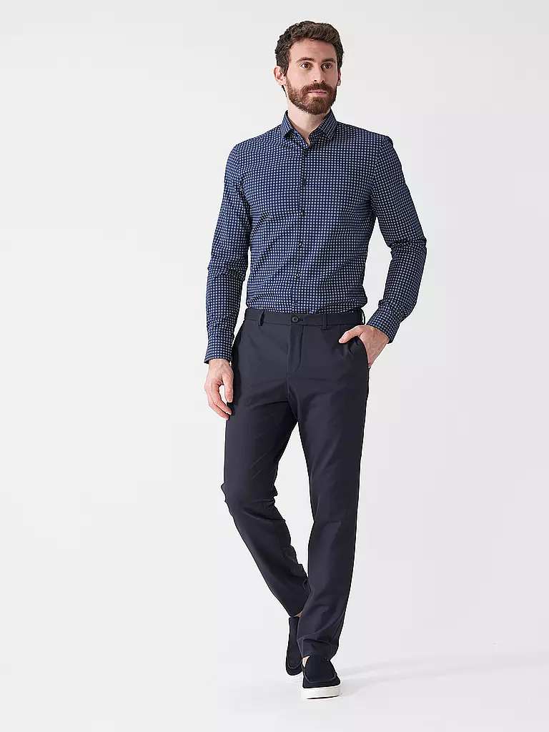 OLYMP NO.6 | Chemise Slim Fit | dunkelblau