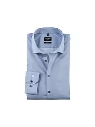 OLYMP NO.6 | Chemise Super Slim Fit | Bleu