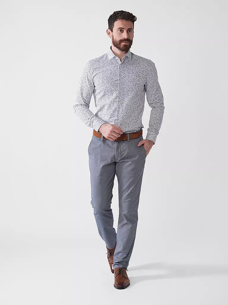 OLYMP NO.6 | Chemise Super Slim Fit | weiss
