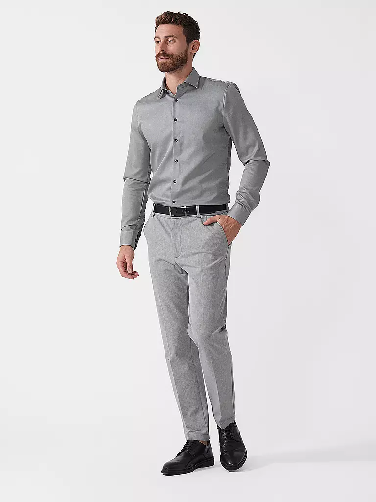 OLYMP NO.6 | Chemise Super Slim | schwarz