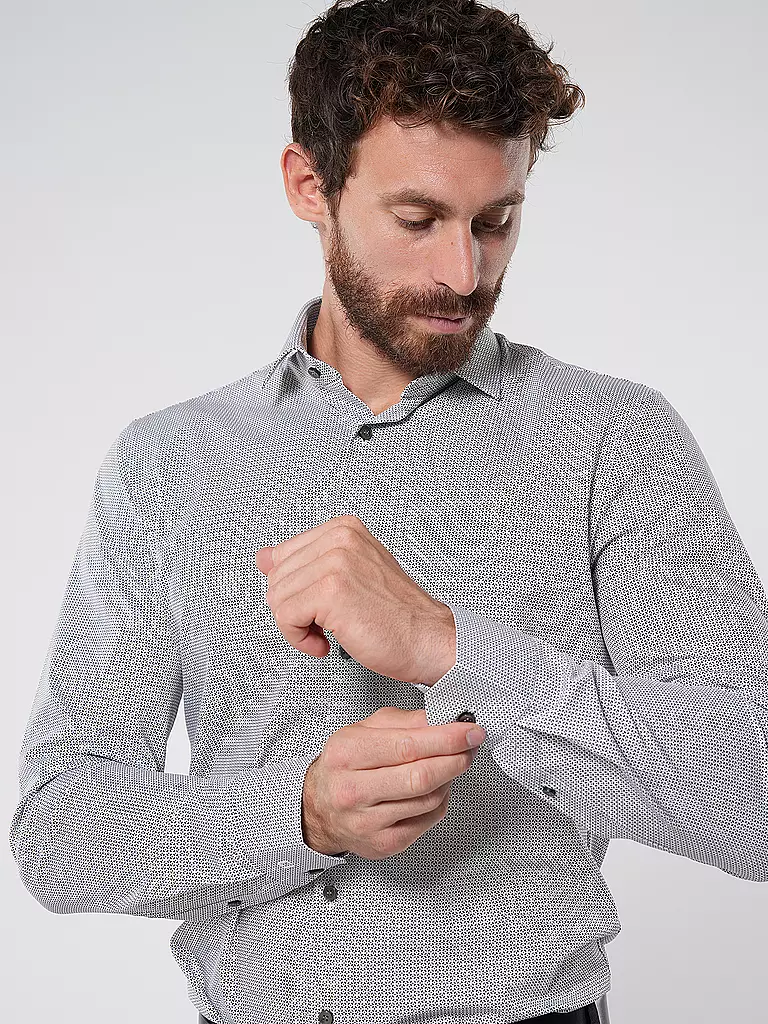 OLYMP NO.6 | Hemd  Super Slim | Blanc