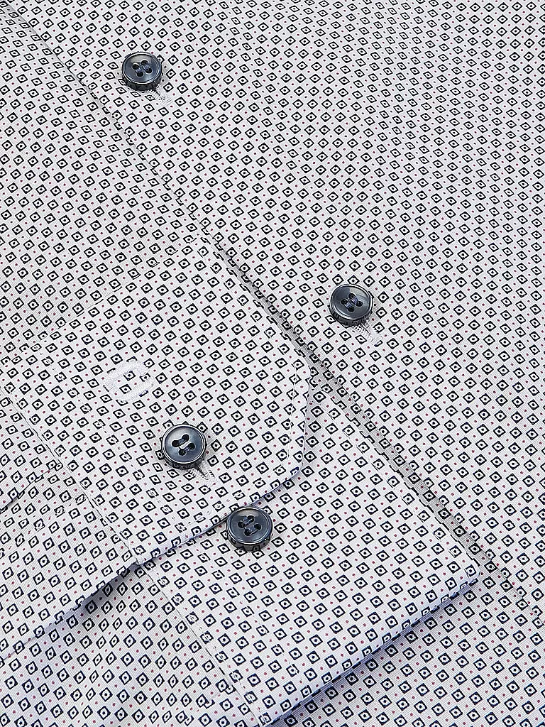 OLYMP NO.6 | Hemd Super Slim Fit  | Blanc
