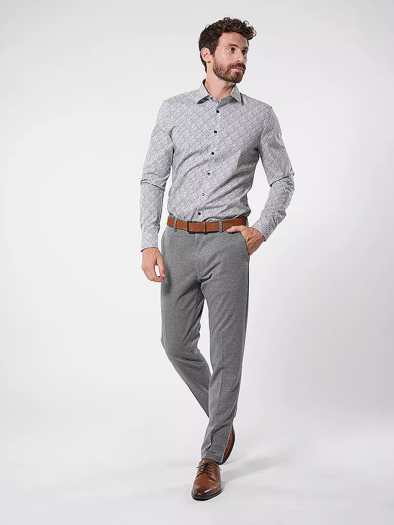 OLYMP NO.6 | Hemd Super Slim | Marron