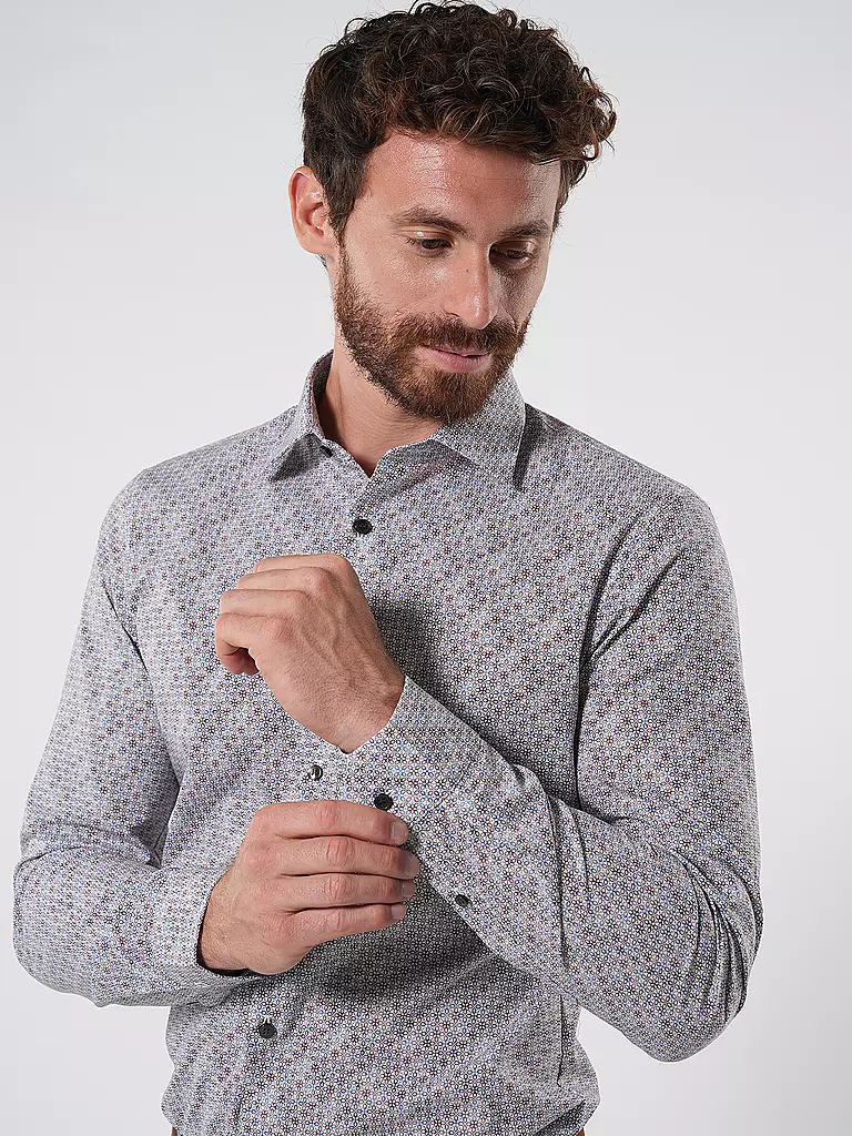 OLYMP NO.6 | Hemd Super Slim | Marron