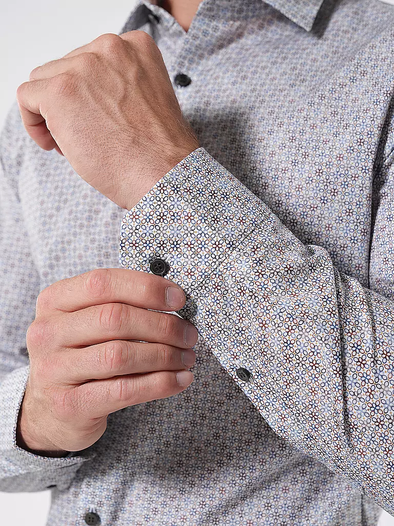 OLYMP NO.6 | Hemd Super Slim | Marron