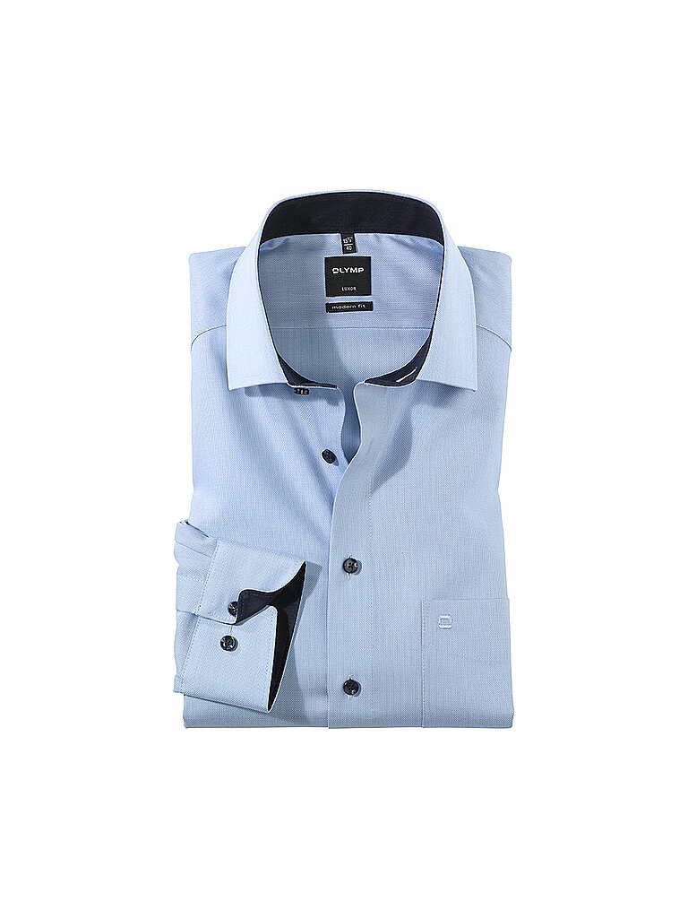 Chemise Coupe Moderne bleu clair 43