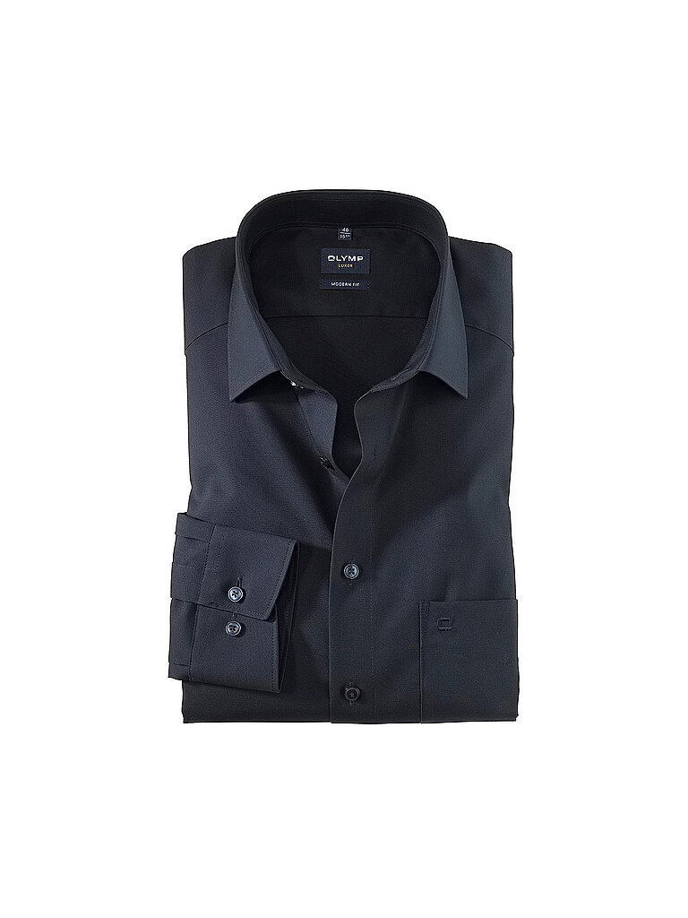 Chemise coupe moderne bleu marine 37