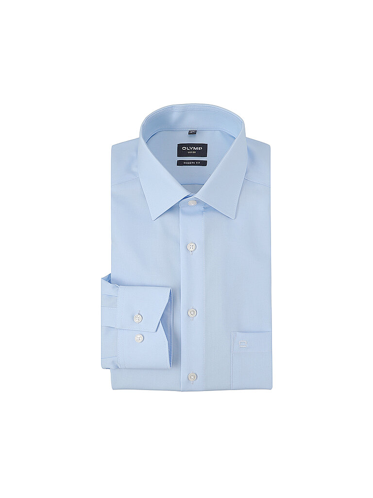 Chemise coupe moderne bleu clair 44
