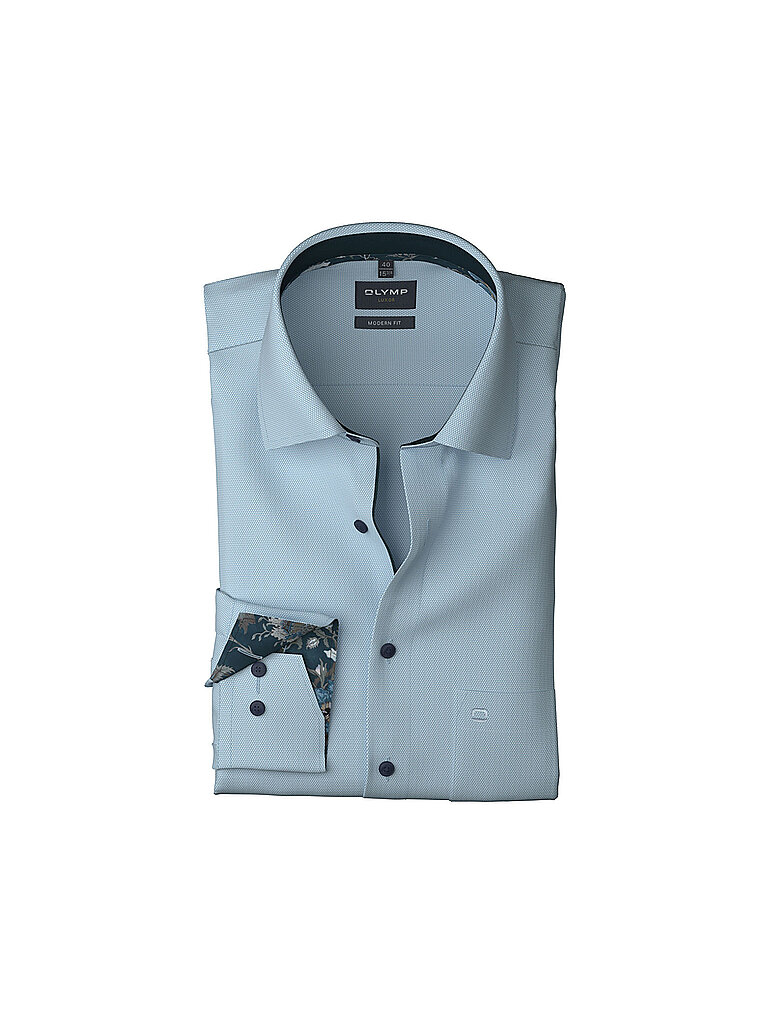 Chemise coupe moderne bleu clair 38