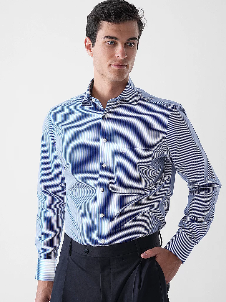  Olymp Modern Fit Shirt Medium Blue 40 10