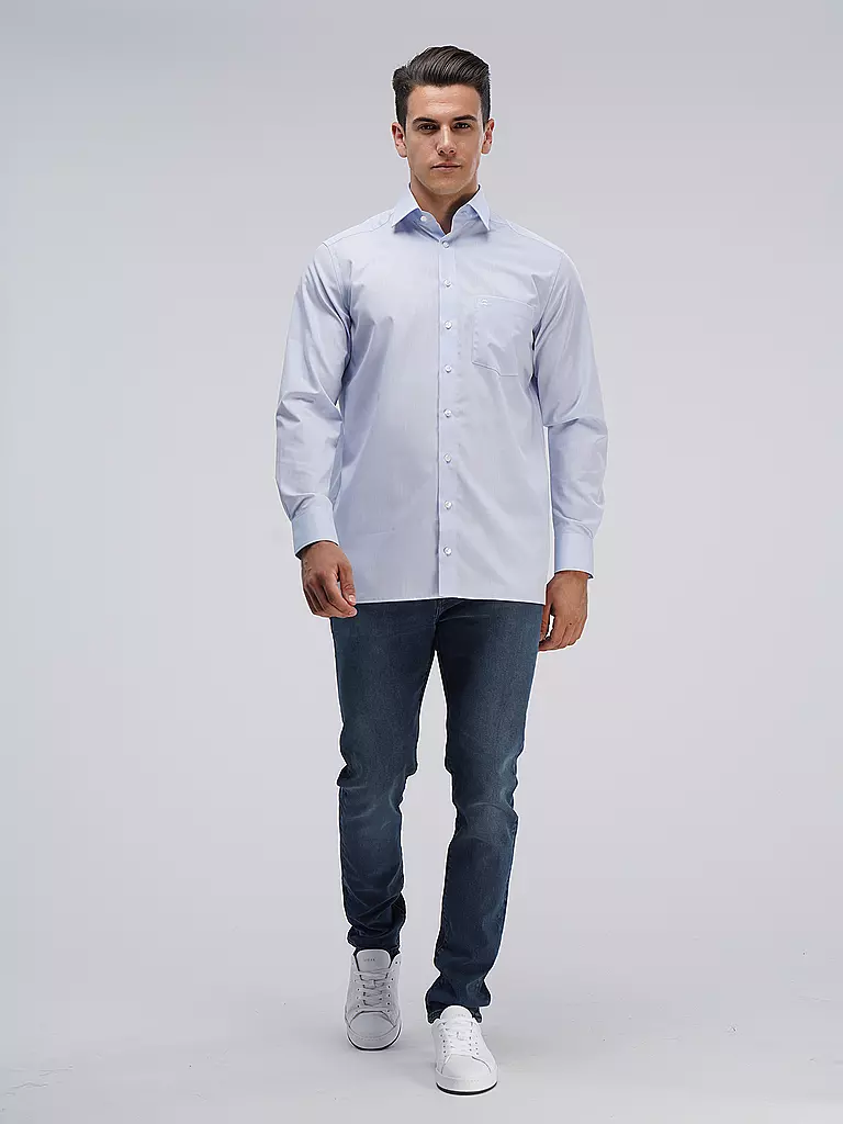 OLYMP | Chemise Comfort Fit | blau