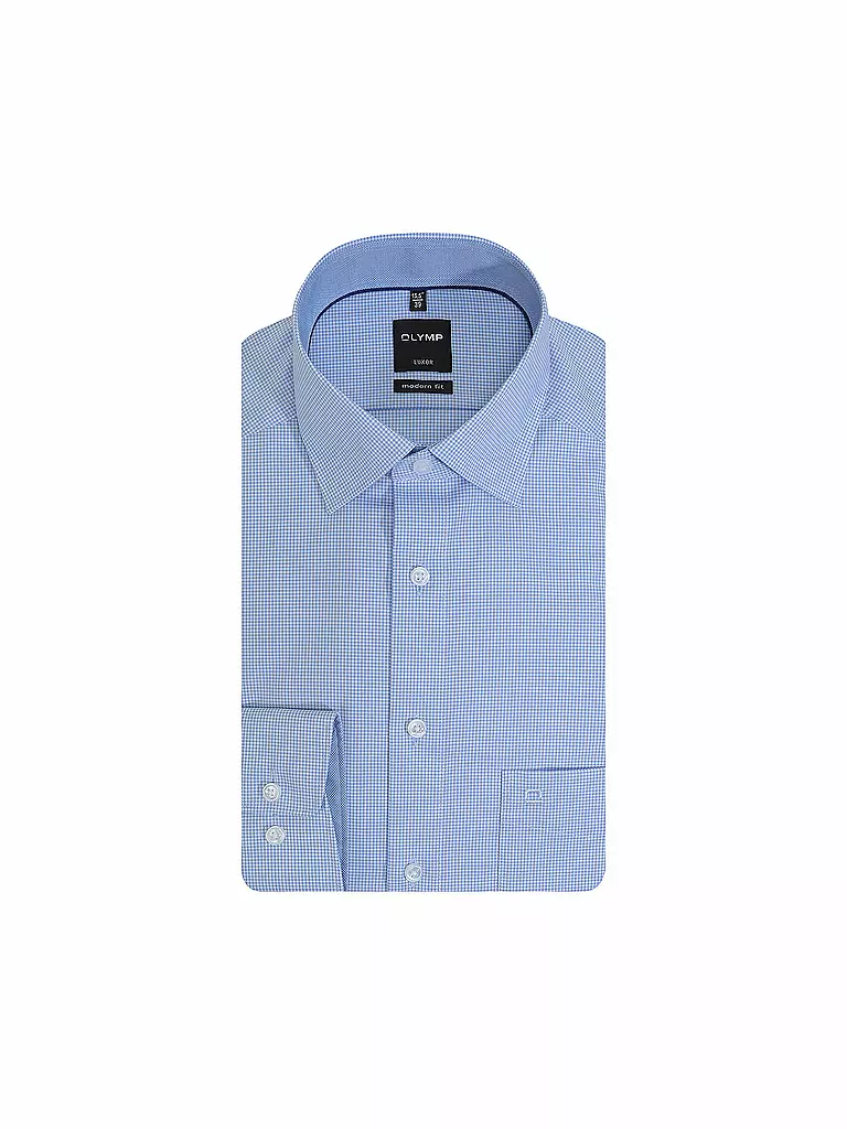 OLYMP | Chemise Coupe Moderne | blau
