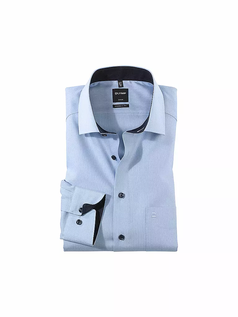 OLYMP | Chemise Coupe Moderne | blau