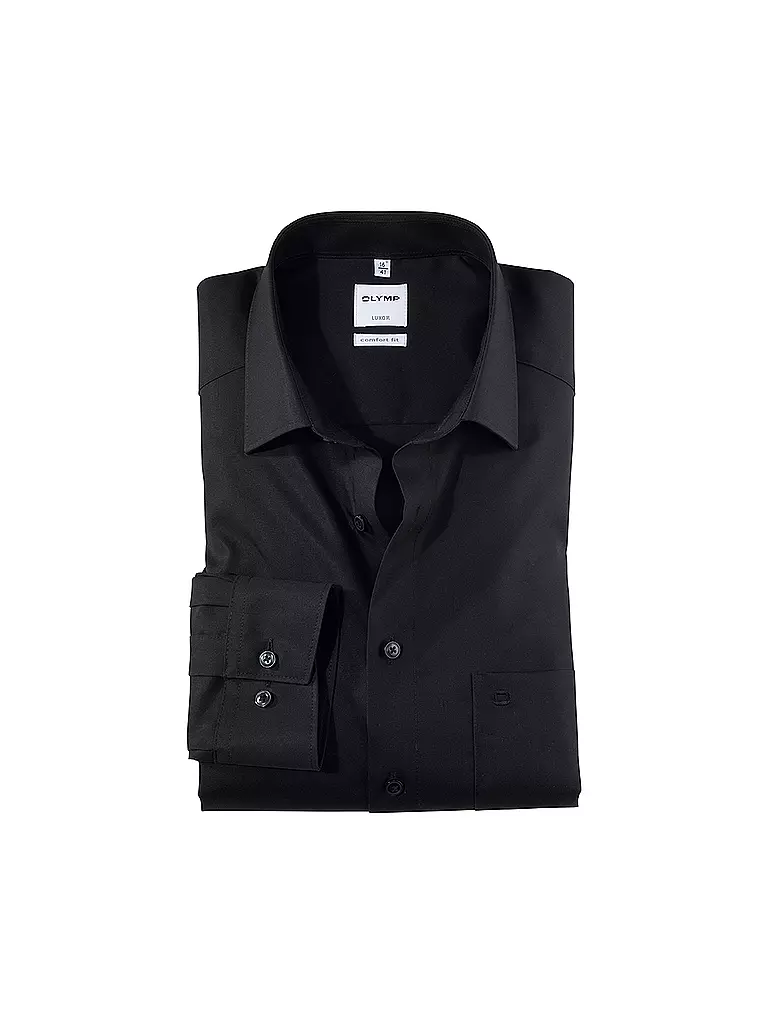 OLYMP | Chemise Coupe Moderne | Noir