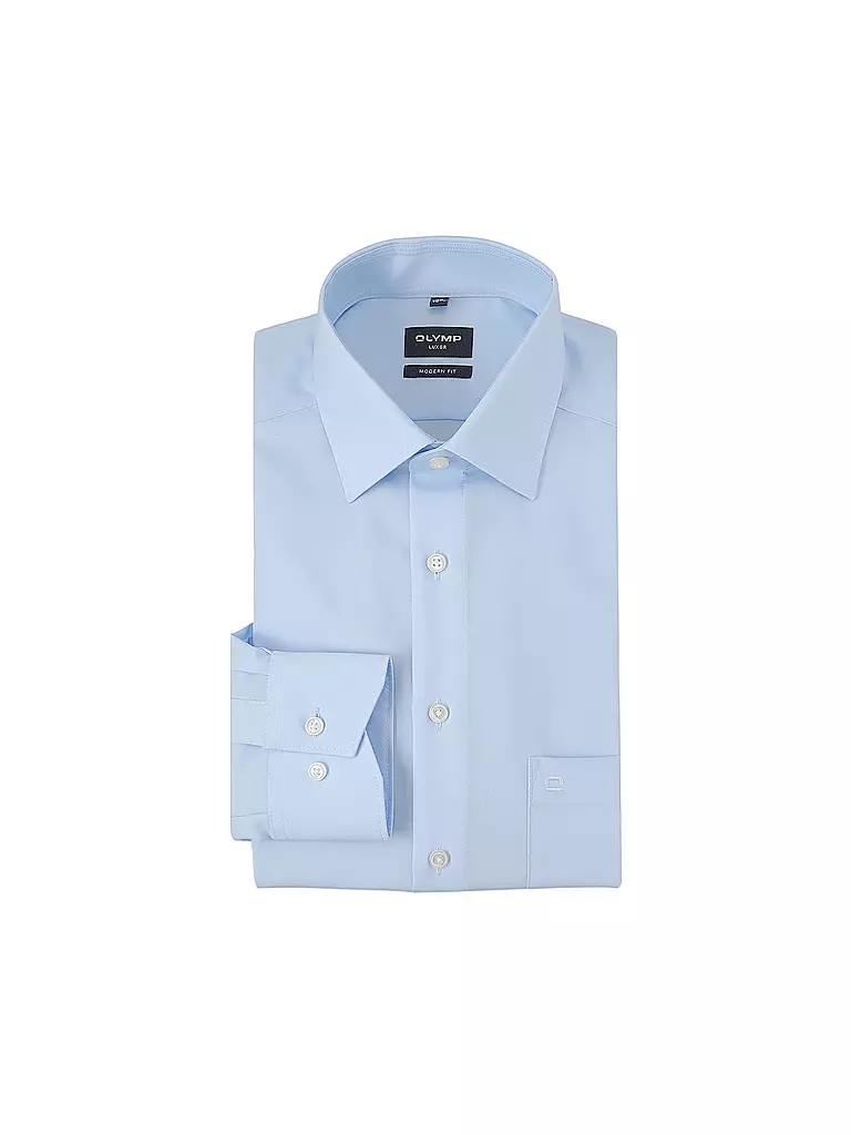 OLYMP | Chemise coupe moderne | Bleu clair