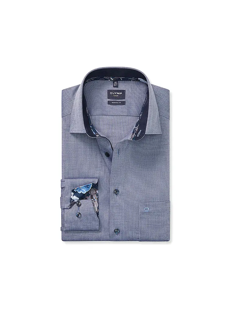 OLYMP | Chemise Coupe Moderne | Bleu