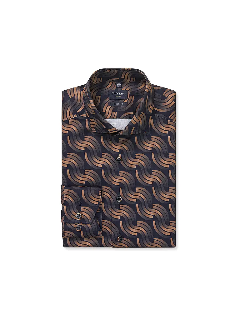 OLYMP | Chemise Coupe Moderne | Bleu foncé