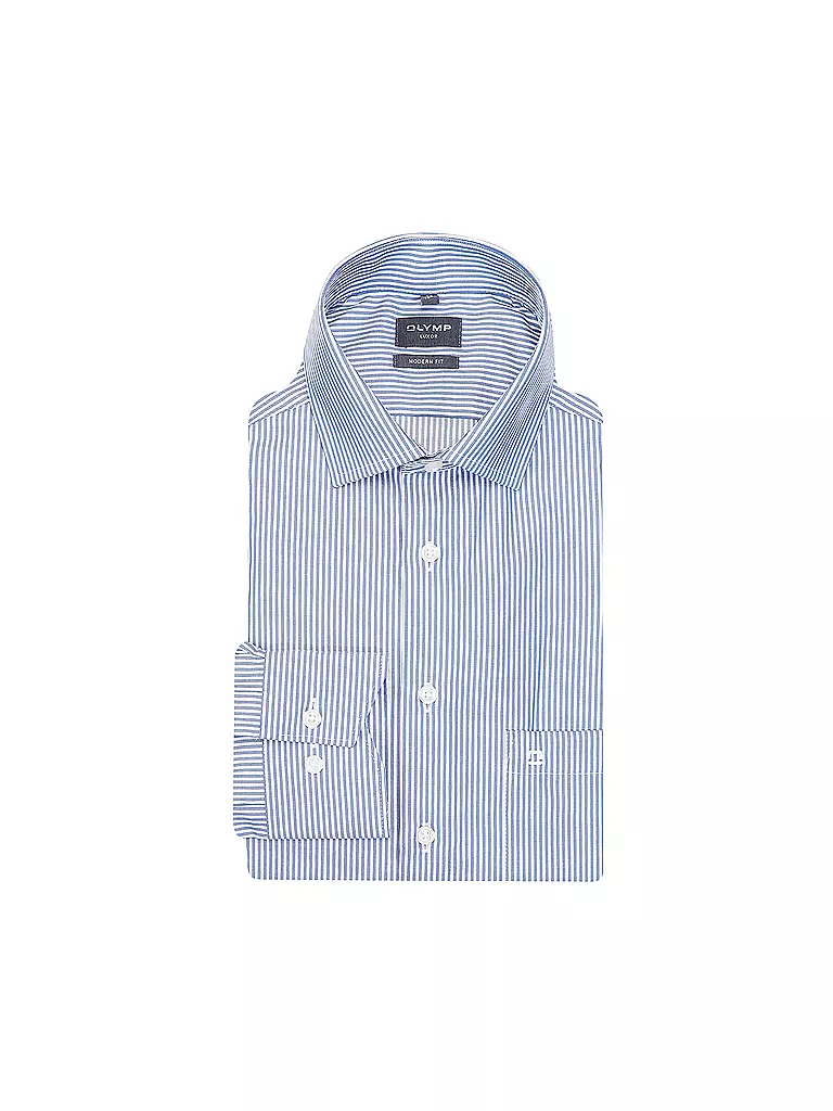 OLYMP | Chemise Coupe Moderne | Bleu foncé