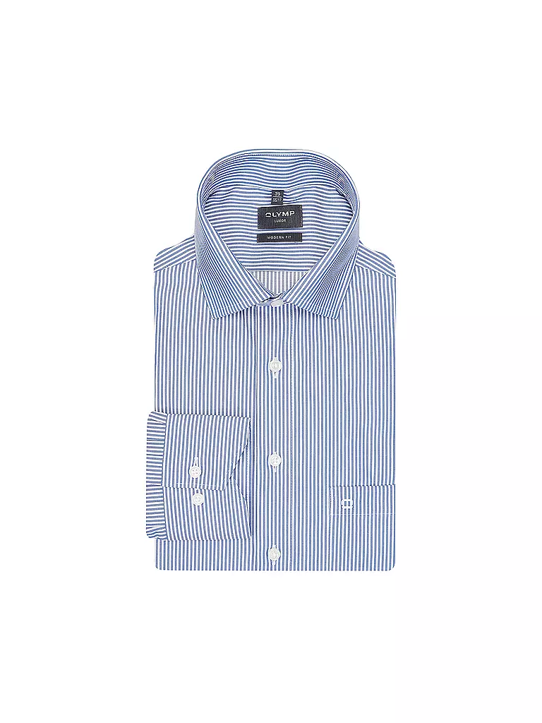 OLYMP | Chemise Coupe Moderne | Bleu