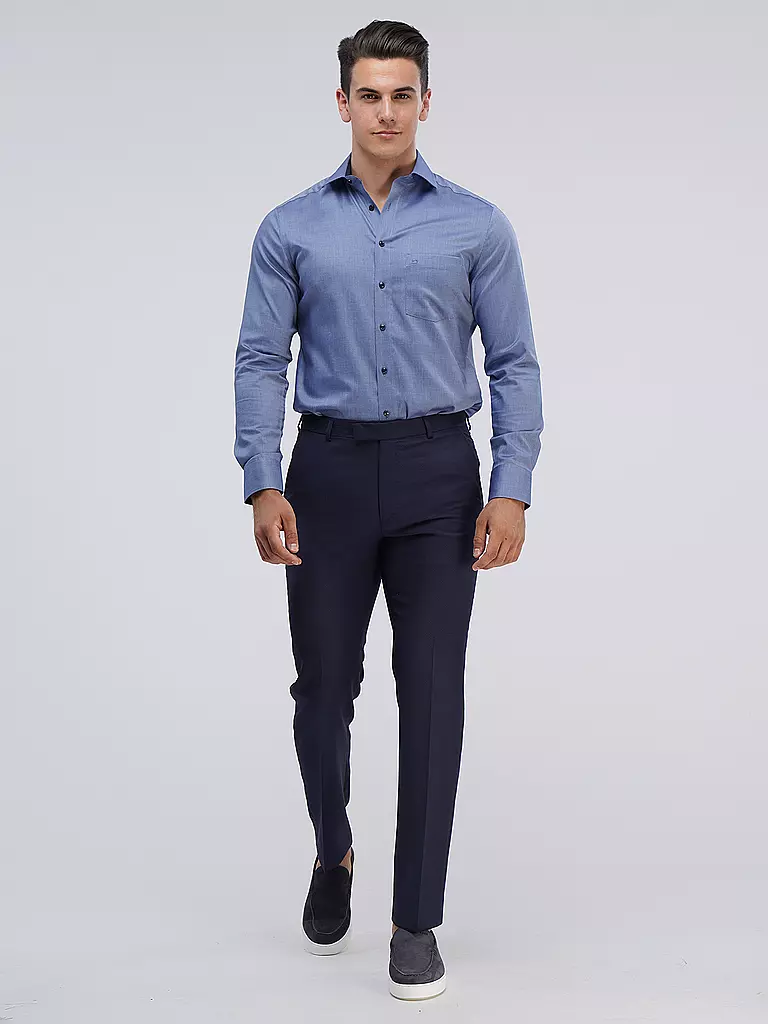 OLYMP | Chemise Coupe Moderne | blau