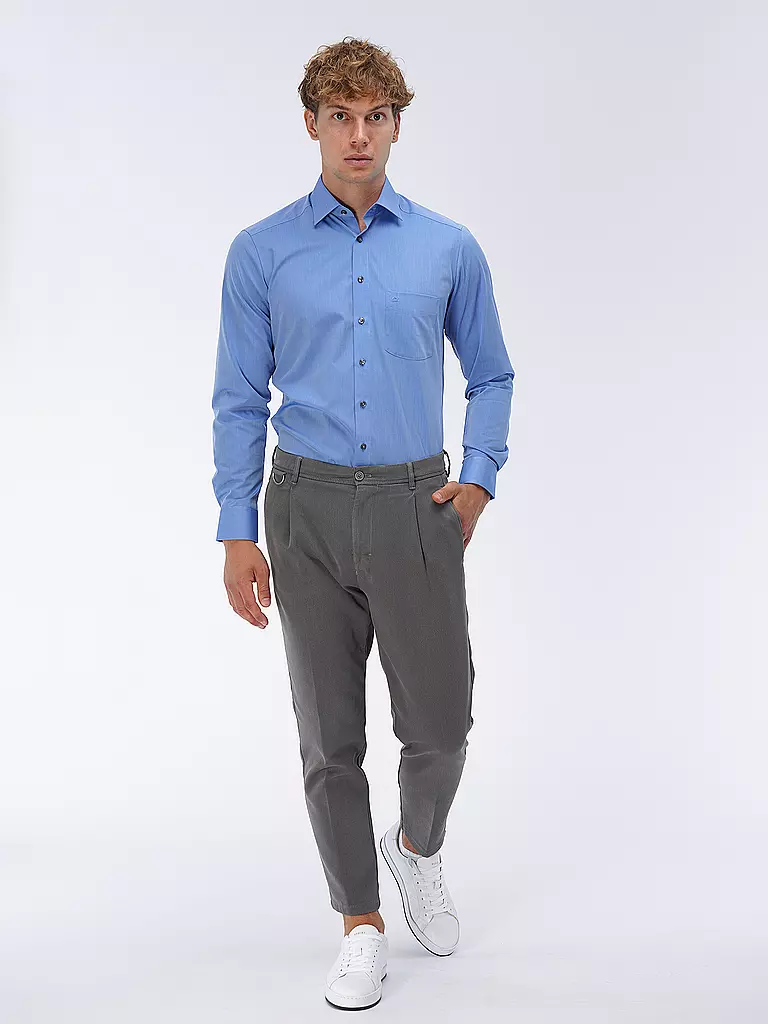 OLYMP | Chemise Coupe Moderne | blau
