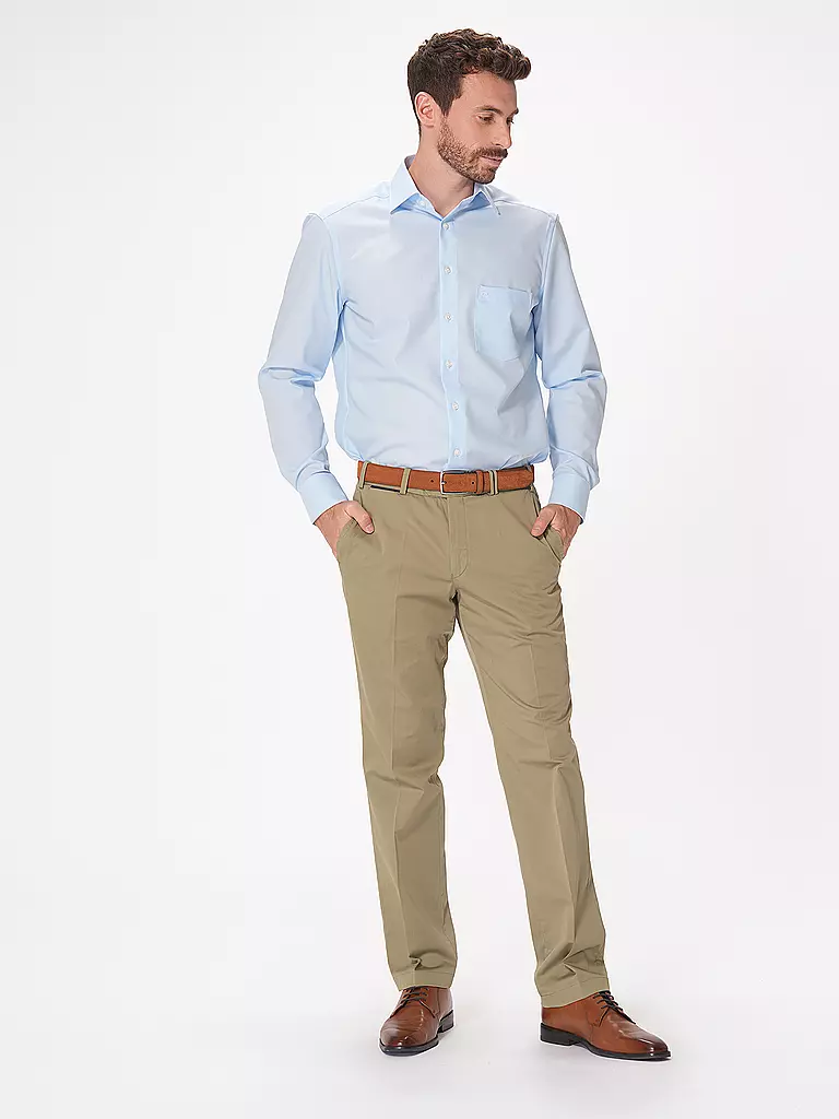 OLYMP | Chemise coupe moderne | Bleu clair