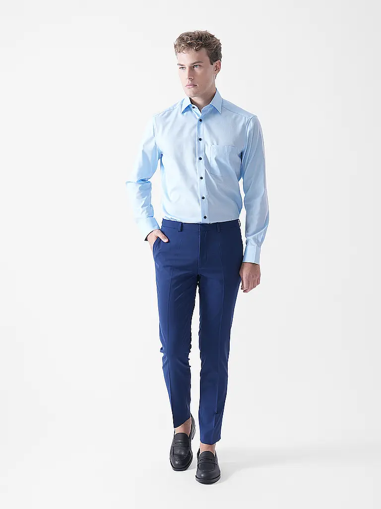 OLYMP | Chemise coupe moderne | Bleu clair