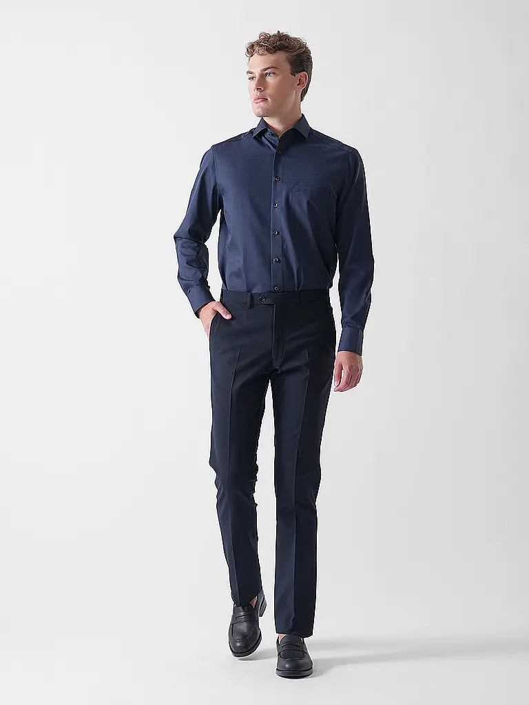 OLYMP | Chemise Coupe Moderne | Bleu foncé