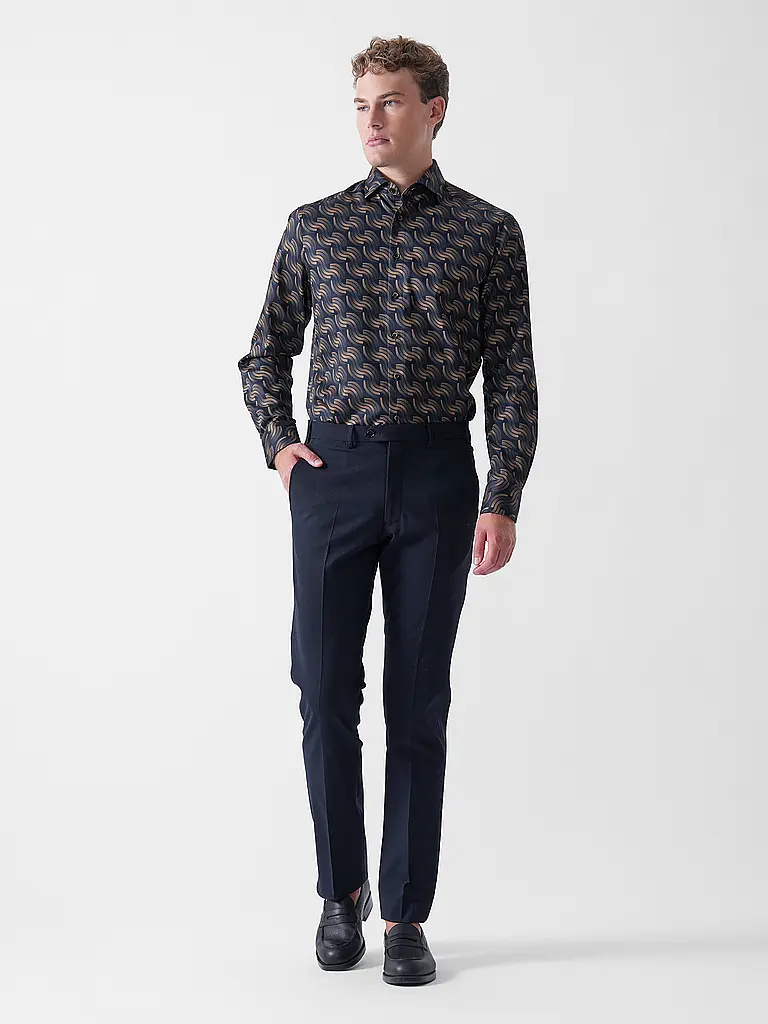 OLYMP | Chemise Coupe Moderne | Bleu foncé