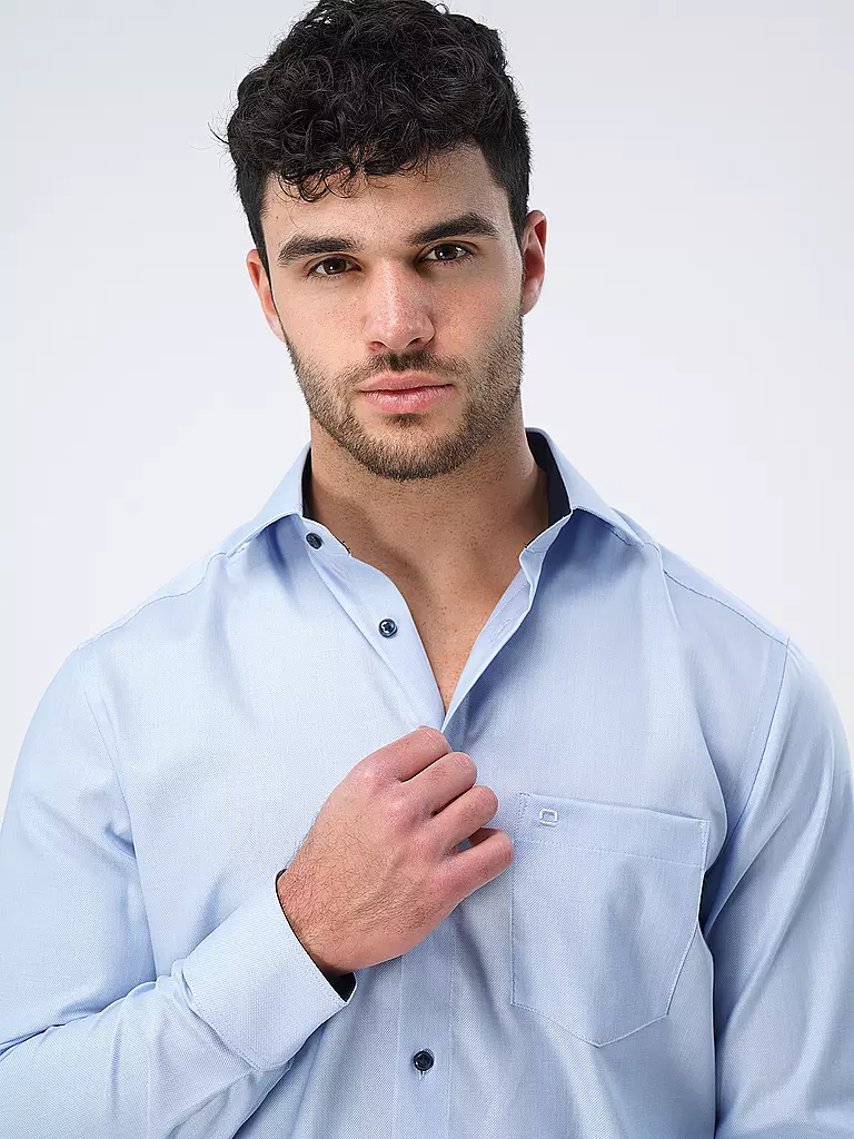 OLYMP | Chemise Coupe Moderne | blau