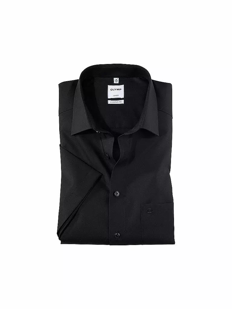 OLYMP | Chemise coupe régulière | schwarz