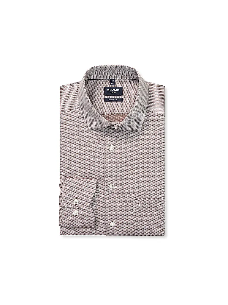 OLYMP | Chemise Modern Fit | Marron clair