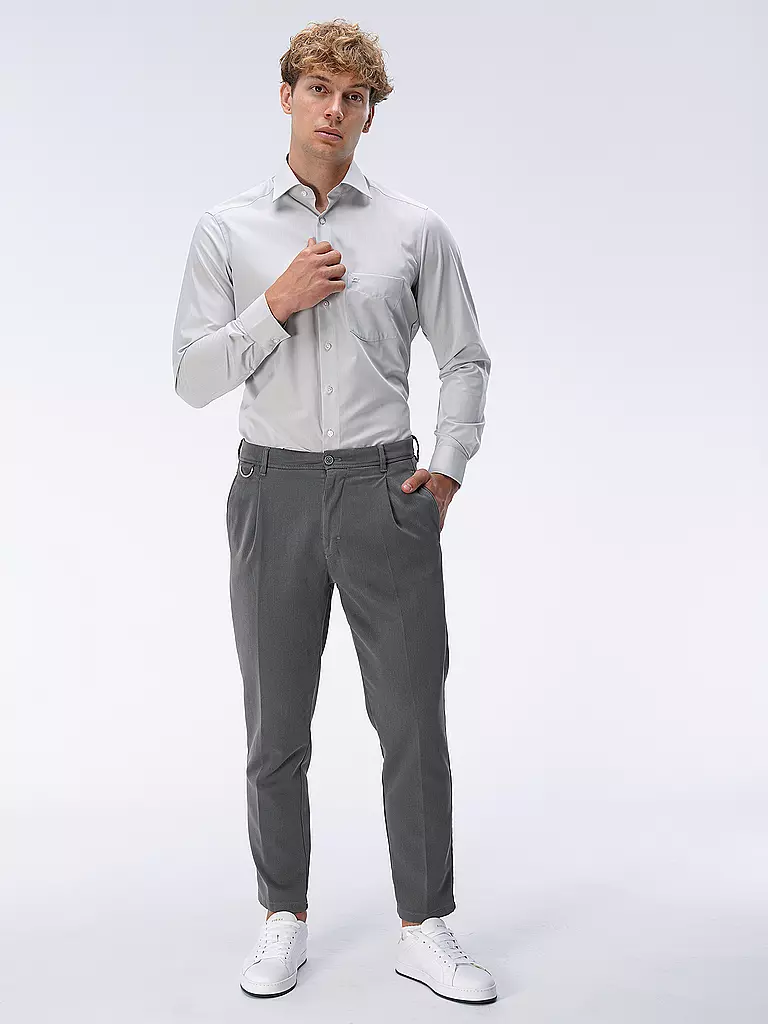 OLYMP | Chemise Modern Fit | grau