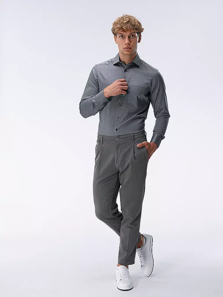 OLYMP | Chemise Modern Fit | grau