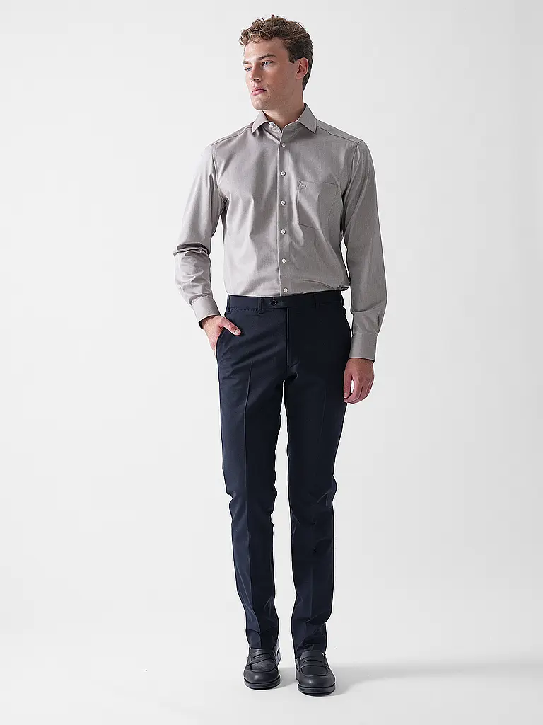 OLYMP | Chemise Modern Fit | Marron clair