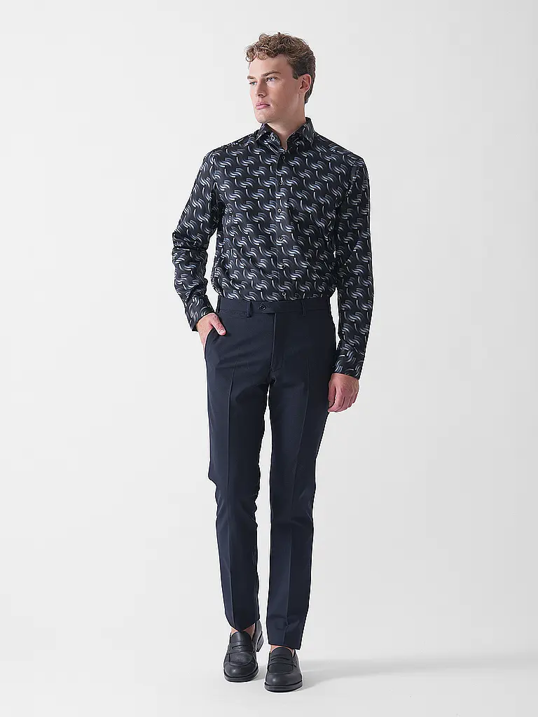 OLYMP | Chemise Modern Fit | Noir