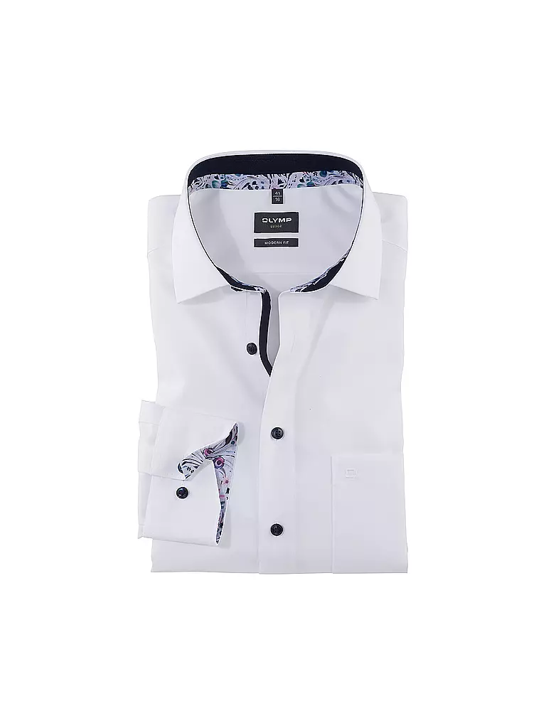 OLYMP | Hemd Modern Fit | Blanc