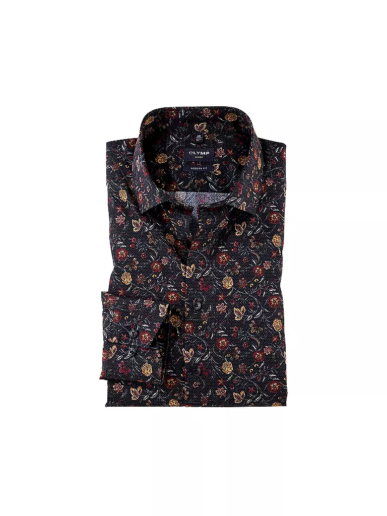 OLYMP | Hemd Modern Fit | Bleu foncé