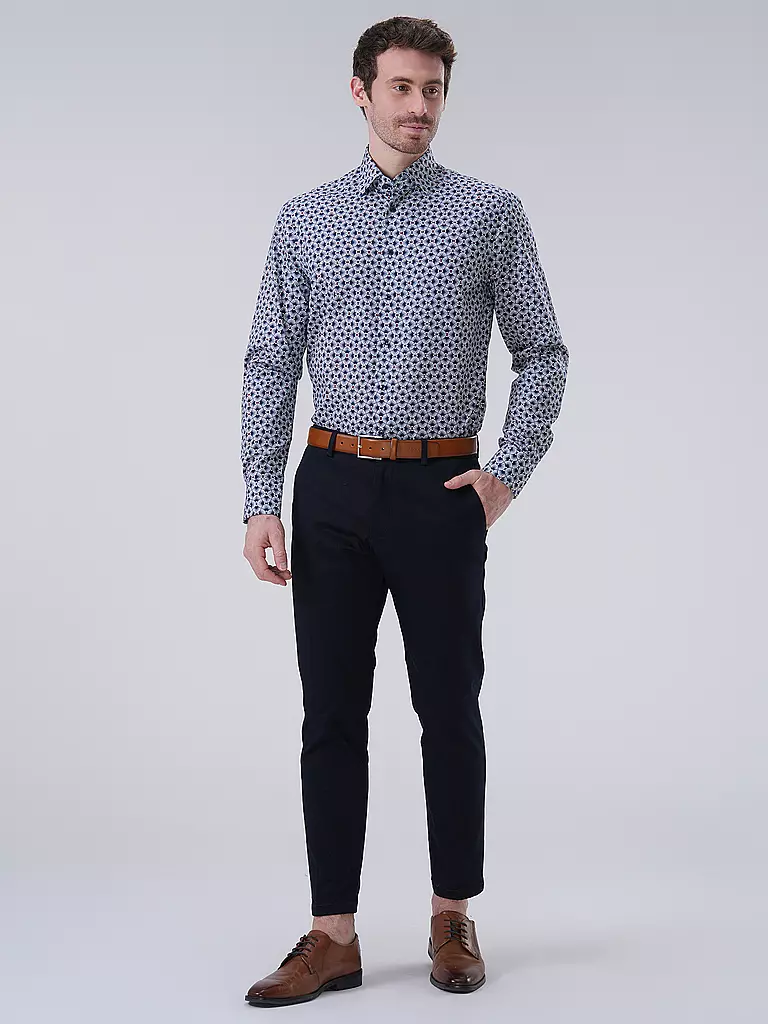 OLYMP | Hemd Modern Fit | Bleu foncé