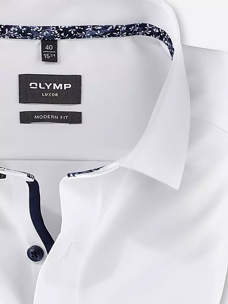 OLYMP | Hemd Modern Fit | Blanc