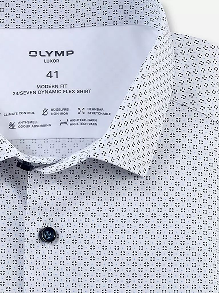 OLYMP | Hemd Modern Fit | Blanc