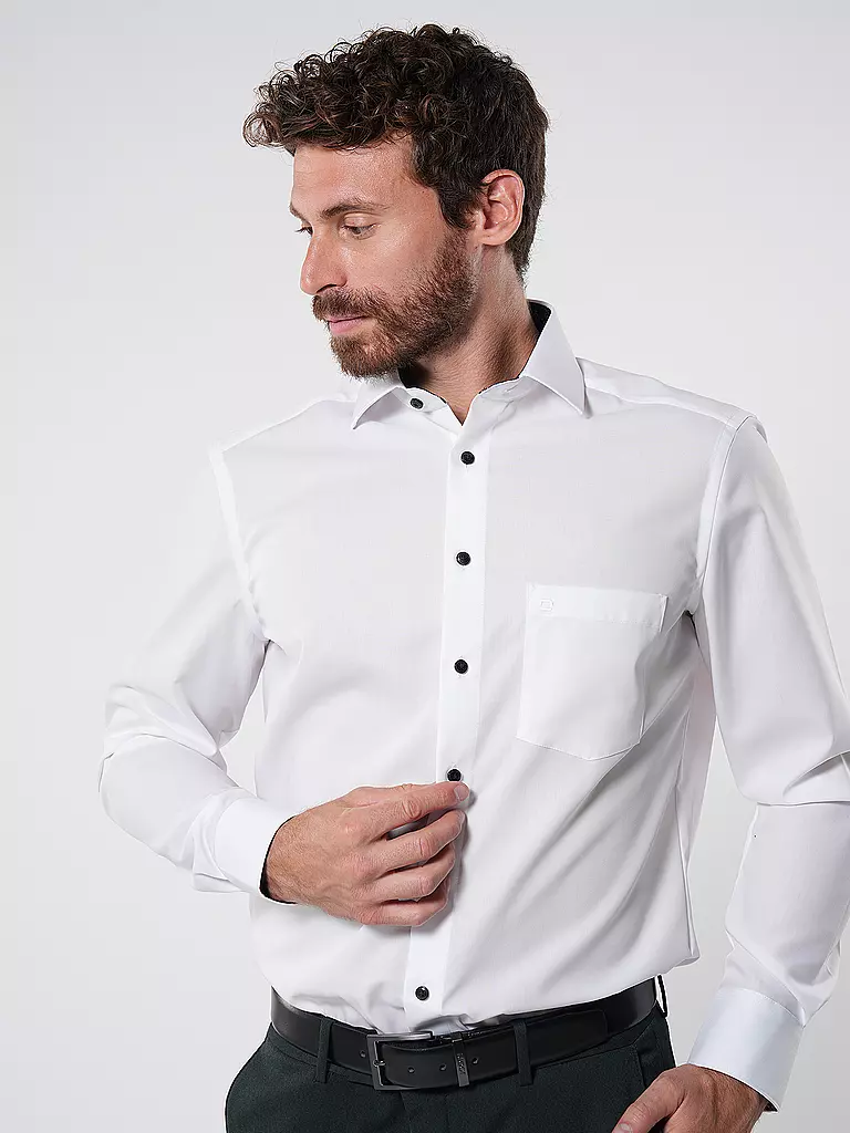 OLYMP | Hemd Modern Fit | Blanc